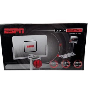 ESPN Office Home Desktop Basketball Half Court Table Finger Game Handheld New!